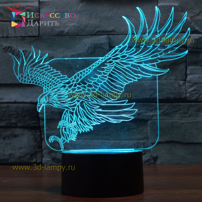 3D Лампа - Орел 2