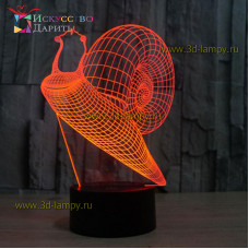 3D Лампа - Улитка