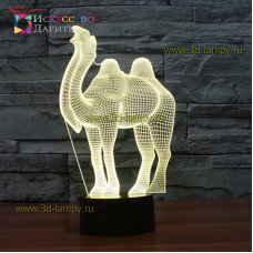 3D Лампа - Верблюд