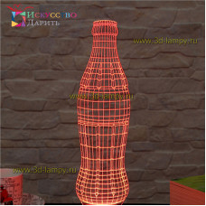 3D Лампа - Бутылка