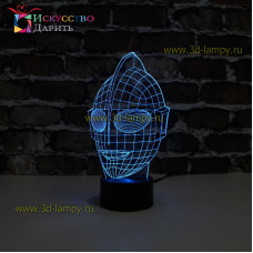 3D Лампа - Человек рыба