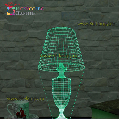 3D Лампа - Настольная лампа