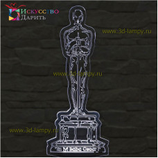 3D Лампа - Оскар (Сделать свою надпись)