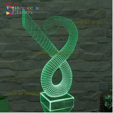 3D Лампа - Абстракция 45
