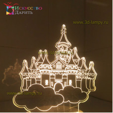 3D Лампа - Сказочный город