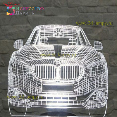 3D Лампа - Машина BMW M6 (БМВ)