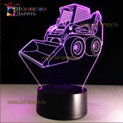 3D Лампа - Трактор CAT-246 (КЭТ)