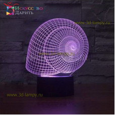 3D Лампа - Ракушка Улитки