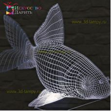 3D Лампа - Рыба 6