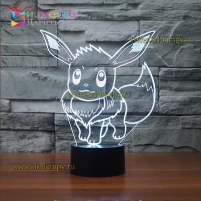 3D Лампа - Покемон (Pokemon Squirtle)