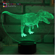3D Лампа - Динозавр