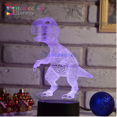 3D Лампа - Динозавр Рекс