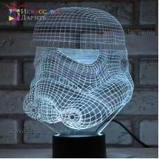 3D Лампа - Шлем Клона (Звездные войны)
