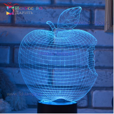 3D Лампа - Яблоко Apple