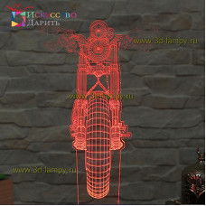 3D Лампа - Мотоцикл